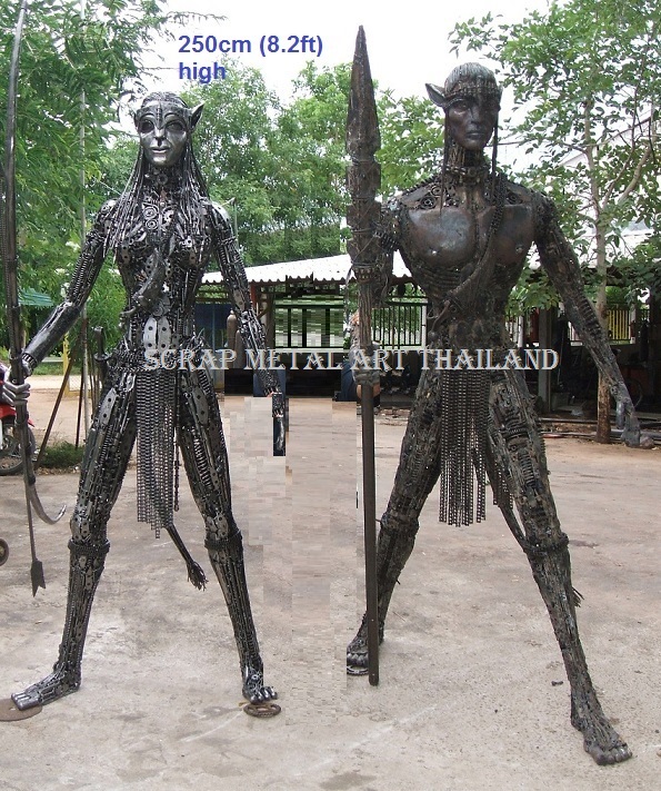 AVATAR statues sculptures for sale, life size metal Figure