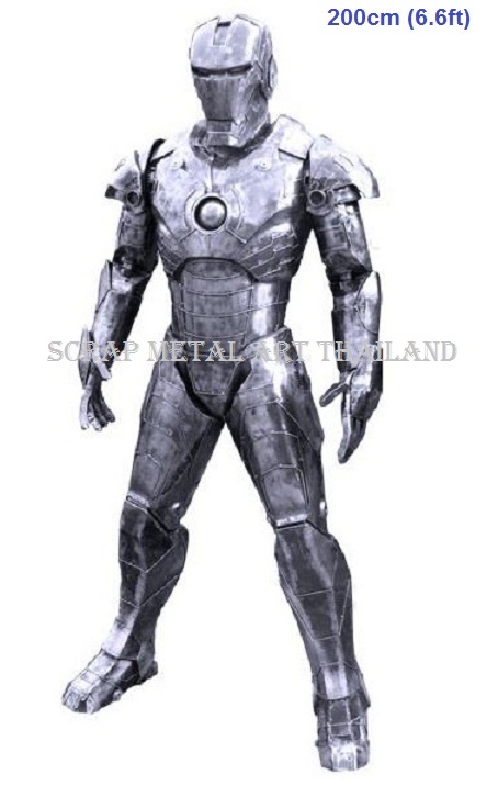 Iron Man figure statue sculpture for sale, life size metal sculpture replica