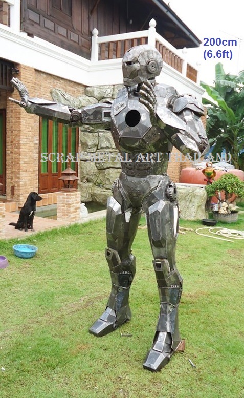 Iron Man sculpture statue for sale, life size metal figure replica