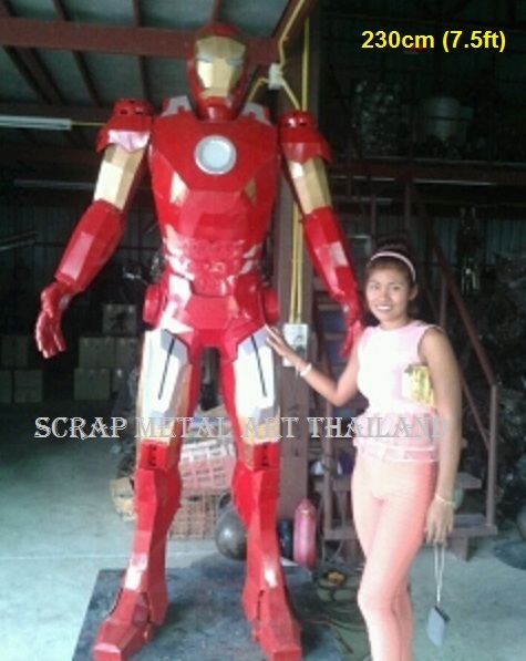 Iron Man statue sculpture for sale, life size metal figure replica