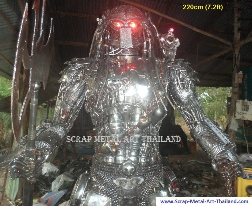 Predator Figure for sale Life Size Metal Statue Sculpture
