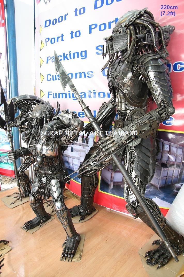 Predator Life Size figure for sale Metal Statue Sculpture