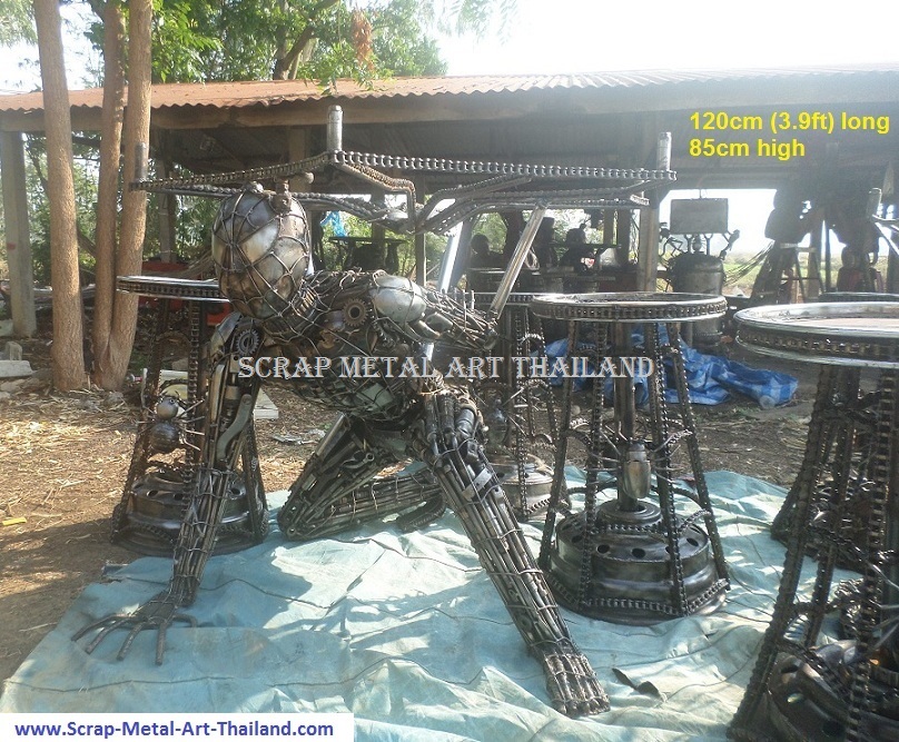 Spider Man table for sale, life size metal movie hero furniture