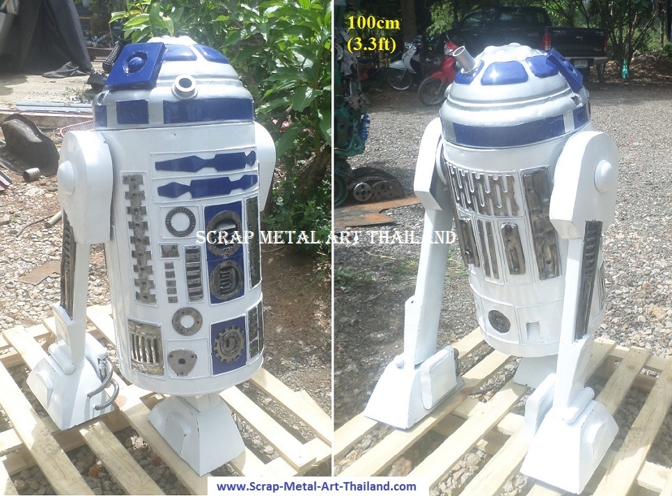 Star Wars C3PO statue for sale, life size metal movie character sculpture