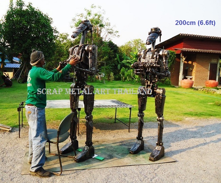 Star Wars Battledroid statue for sale, life size metal sculpture