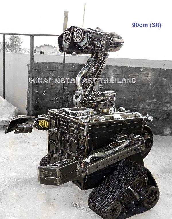 Star Wars Wall-e statue for sale, life size metal sculpture