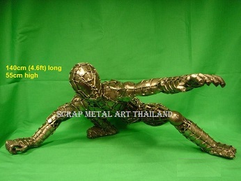 Spider Man Statue for sale, life size metal Figure Replica sculpture